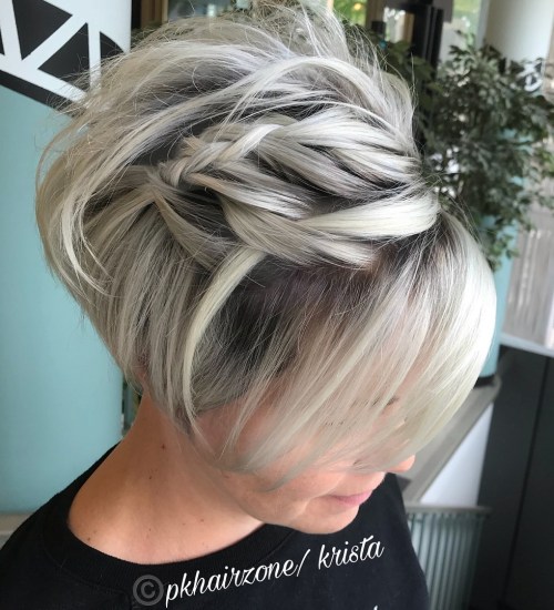 Faux Updo For Short Hair