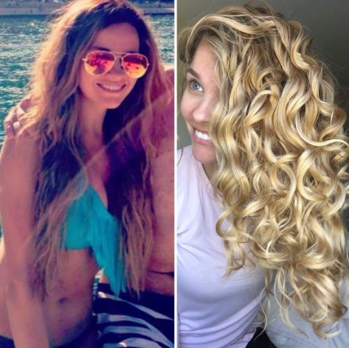 Frizzy Hair Before and After