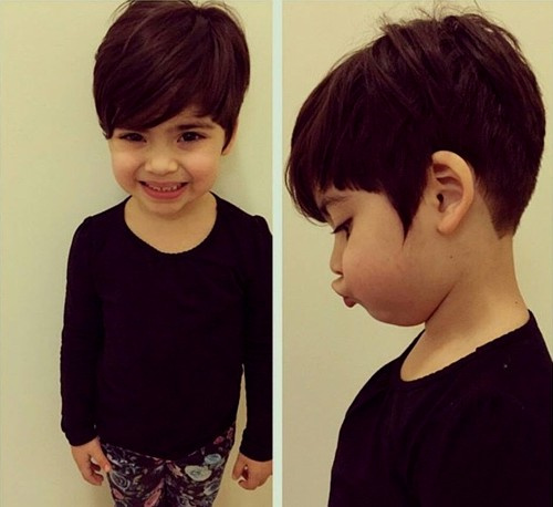 pixie with side bangs for little girls