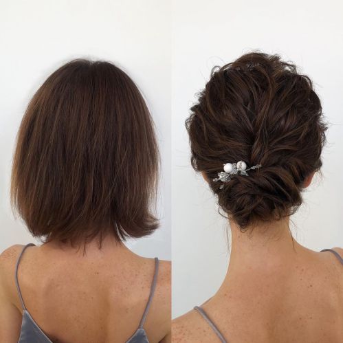 Messy Bun for Girls with Short Hair