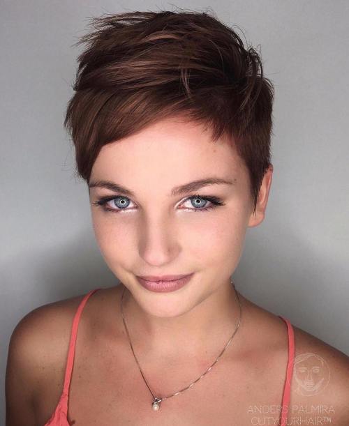 Feathered Pixie Haircut