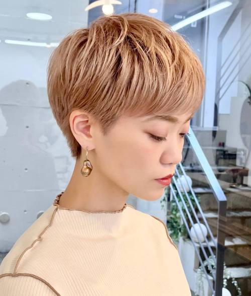 Polished Layered Pixie for Girls