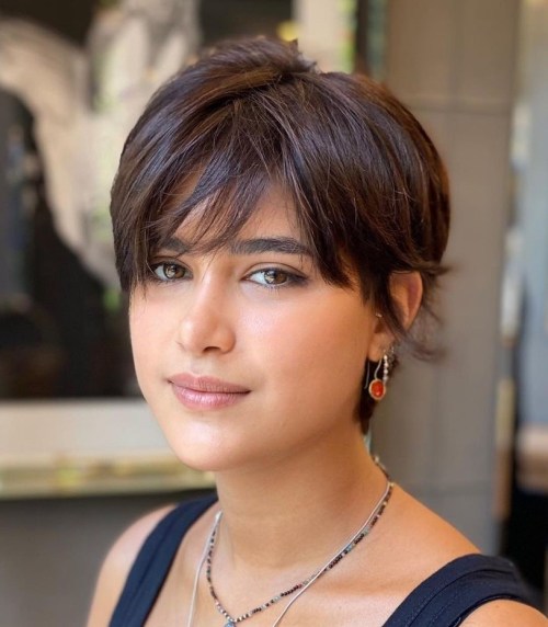 Short Hair with Bangs for Girls