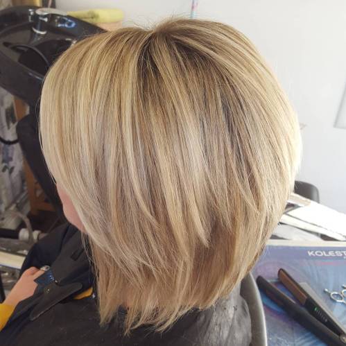 Two-Tier Bob With Side Bangs