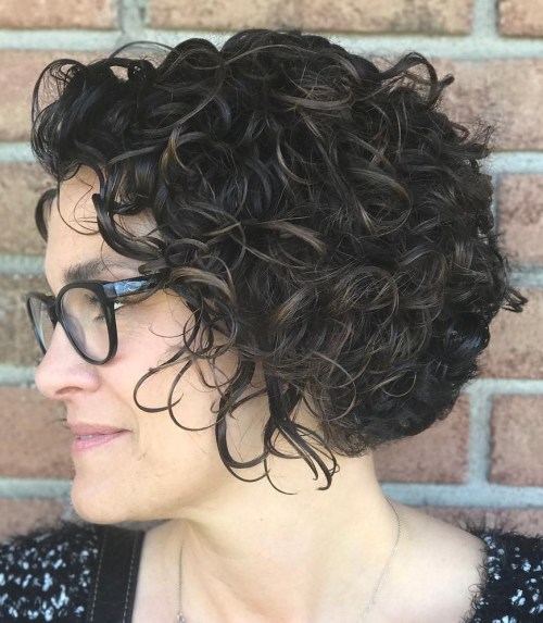 Curly Bob Hairstyle For Short Hair