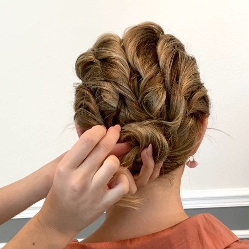 Easy Party Updo for Long Hair