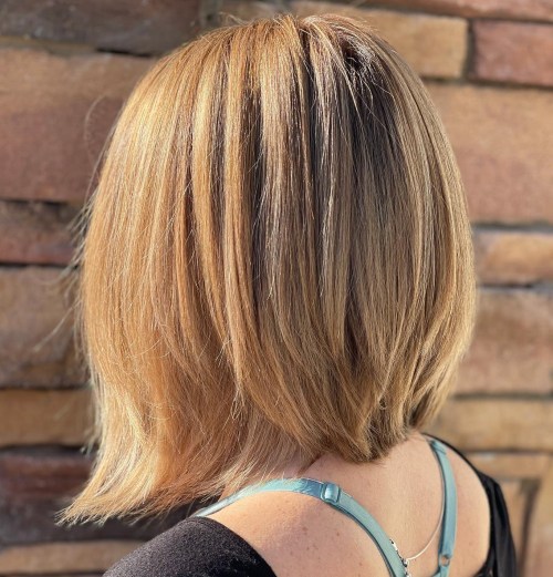 Stacked Layers on Long Inverted Bob