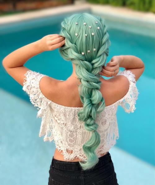 Rope Braid Party Hairstyle