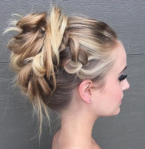 Messy Prom Hairstyle for Long Hair