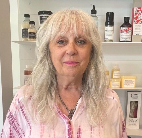 Wash and Wear Cut for Women over 60 with Longer Hair Length