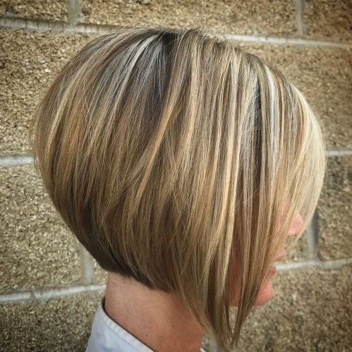 Short Rounded Bob With Long Front Pieces