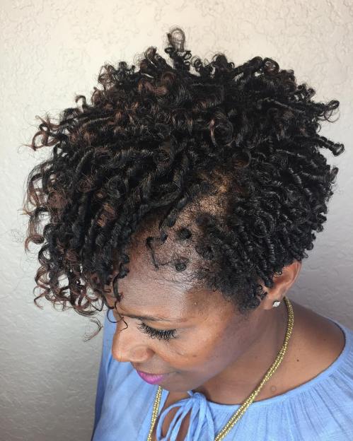 Natural Twist Out Hairstyle