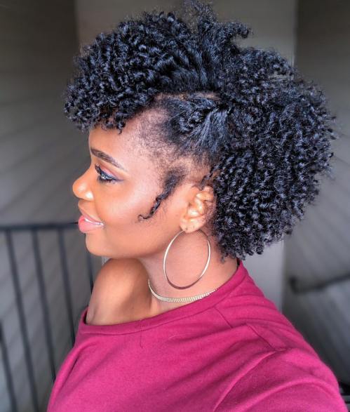 Short Curly Hairstyle For Black Women