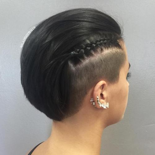 Short Hairstyle With Side Undercut