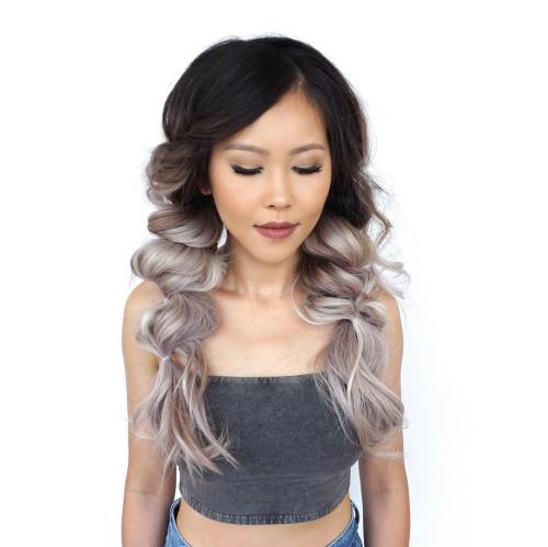 Icy White Ombre