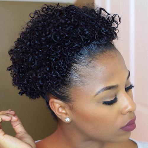 Afro Puff For Short Hair