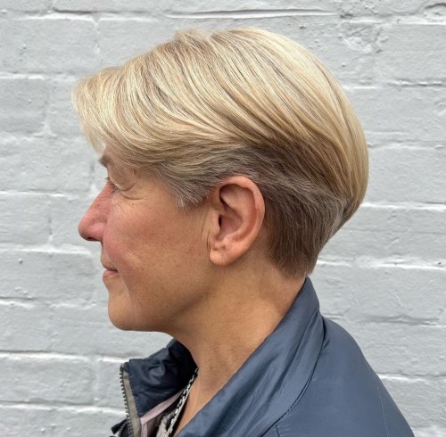 Low Maintenance Wedge Cut for Women over 50