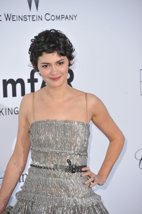 Audrey Tautou short haircut for curly hair