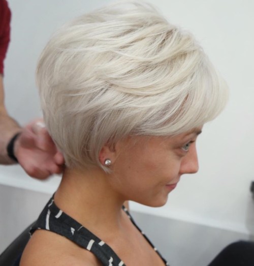 Short Haircut With Feathered Layers
