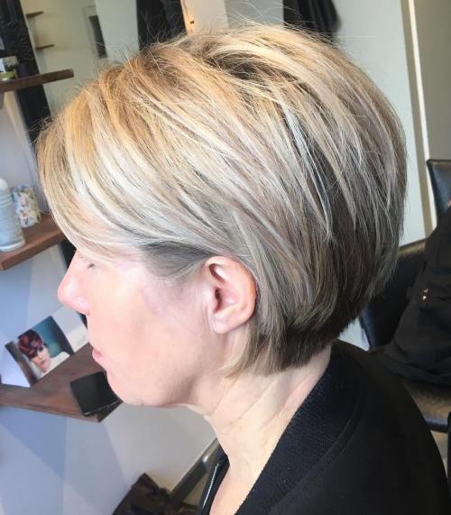 Short Layered Cut for Straight Hair
