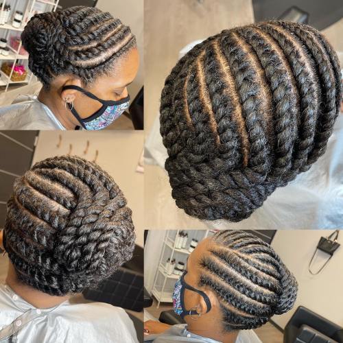 Creative Protective Twisted Upstyle