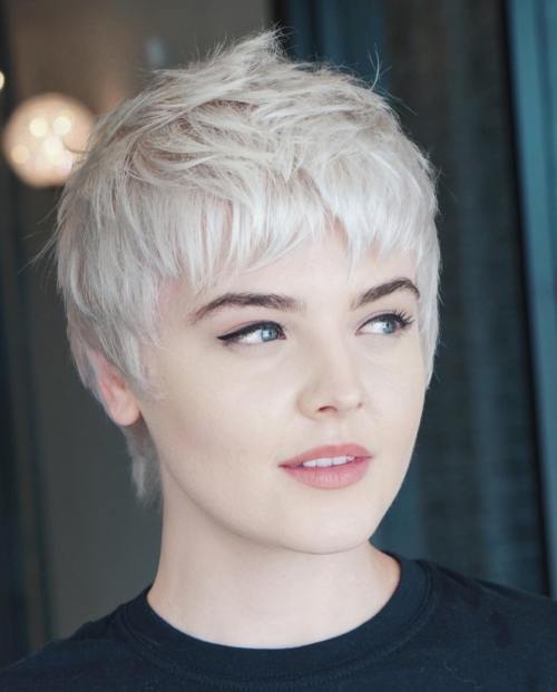 Short Pixie with Sliced Layers