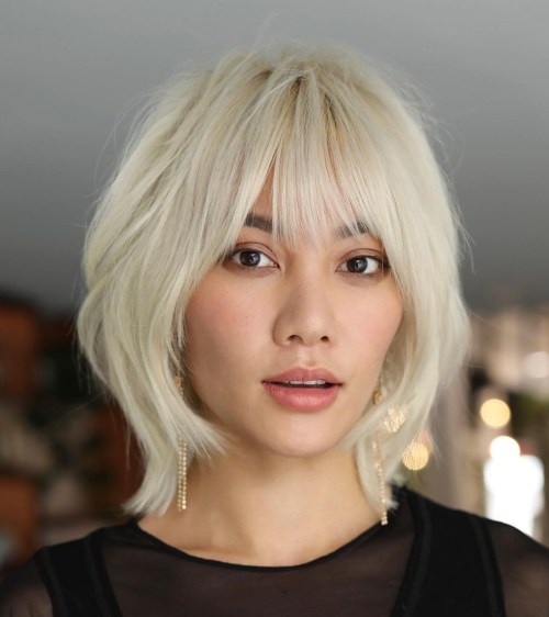 Collarbone Bob with Chin-Length Layers