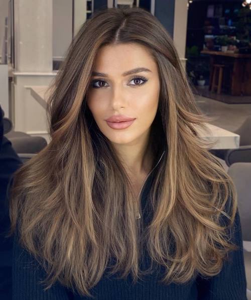 Long Hairstyle with Flared Layers