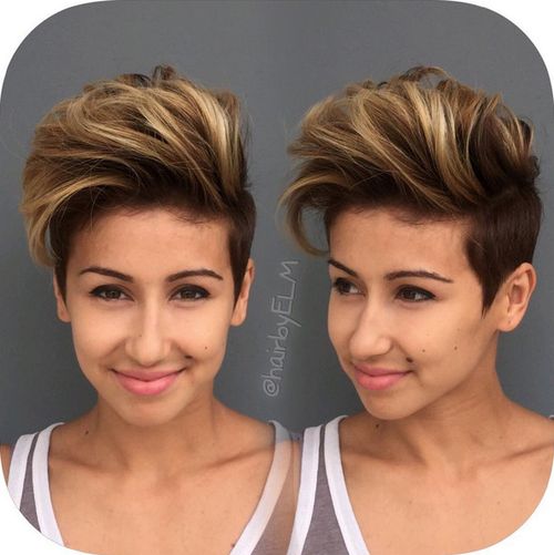 long top short sides haircut for girls