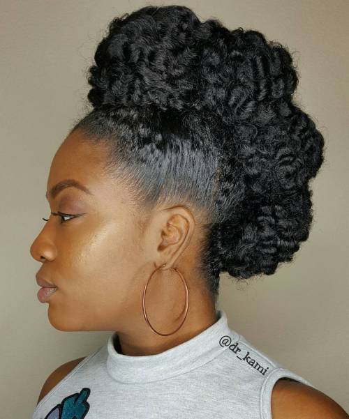 Protective Mohawk Hairstyle For Black Women