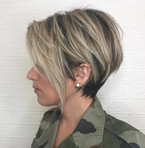 Long Layered Messy Pixie