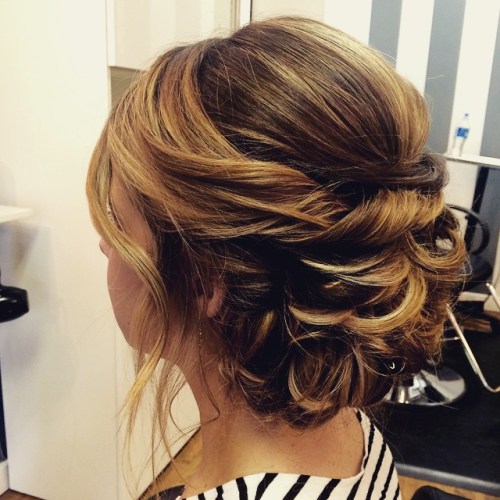 Updo For Medium Hair With Bangs
