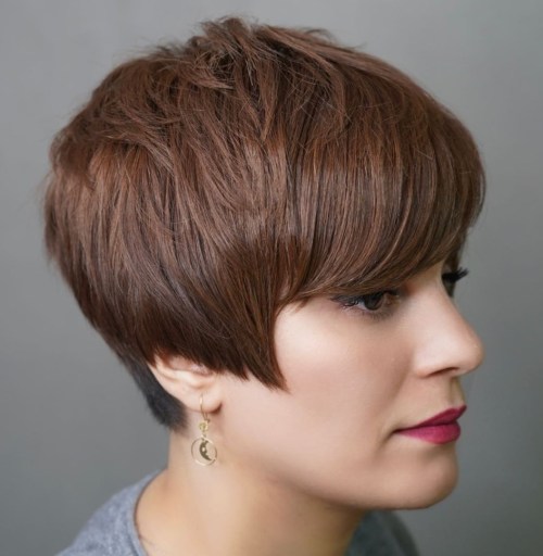 Short Wedge Cut with Shorter Layers on Top