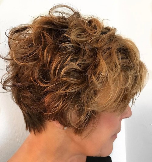 50+ Short Curly Hairstyle