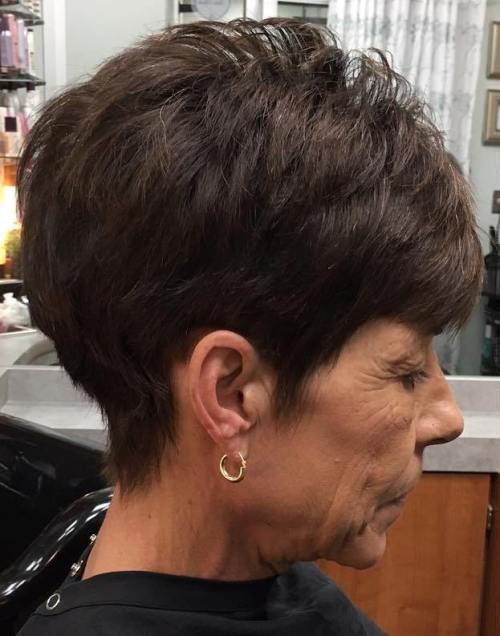 Pixie Hairstyle for Older Women