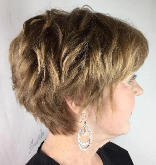 Textured Pixie for Thick Hair
