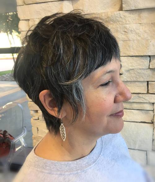 Textured Mullet to Look Younger