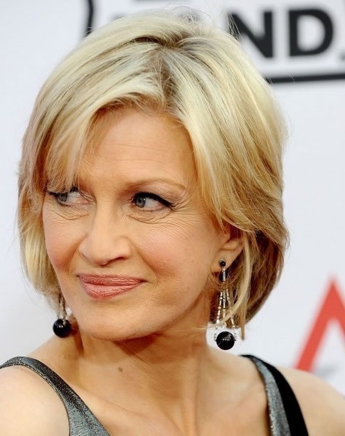 Short Blonde Hairstyle for Women Over 50